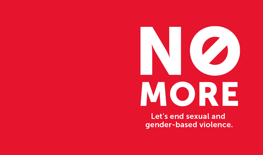 No More campaign - Let's end SGBV