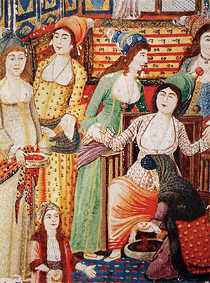 Childbirth as portrayed in Zenanname (Book of Women) by Enderunlu Fazıl