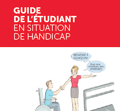 couverture du guide de l'étudiant en situation de handicap