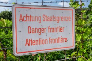 Old warning sign at the Austria/ Hungary border © Karl Allen Lugmayer/Shutterstock